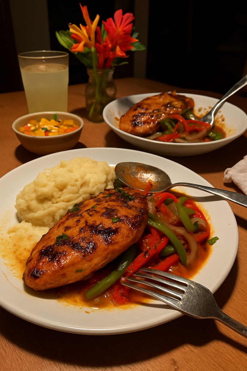 Serrano chicken, a traditional dish from Belize