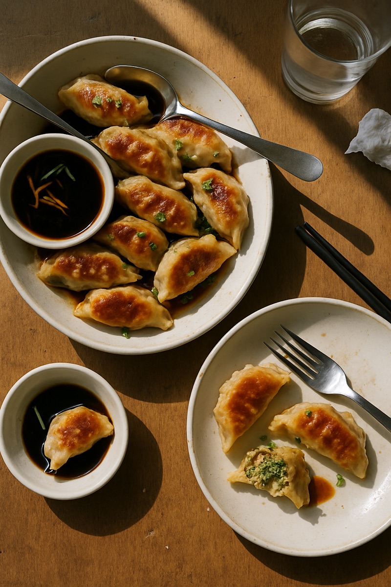 Jiaozi dumplings, a traditional dish from China