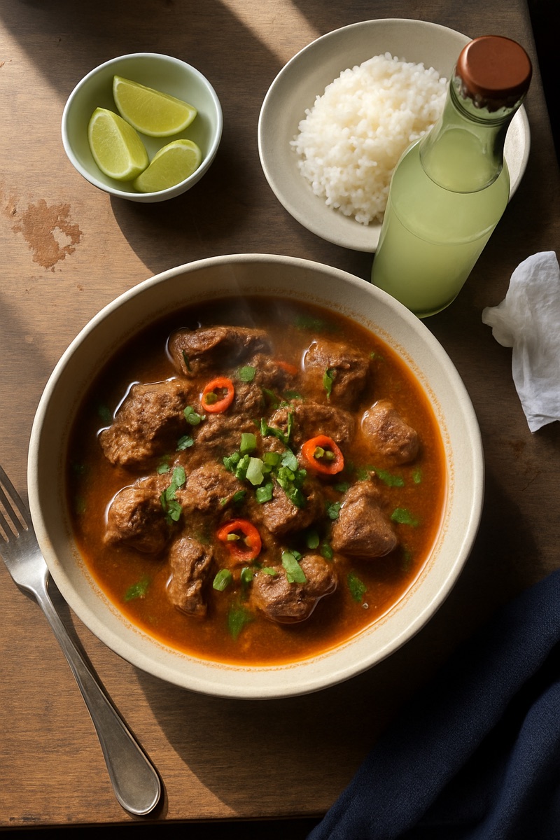 Pepper soup, a traditional dish from Equatorial Guinea