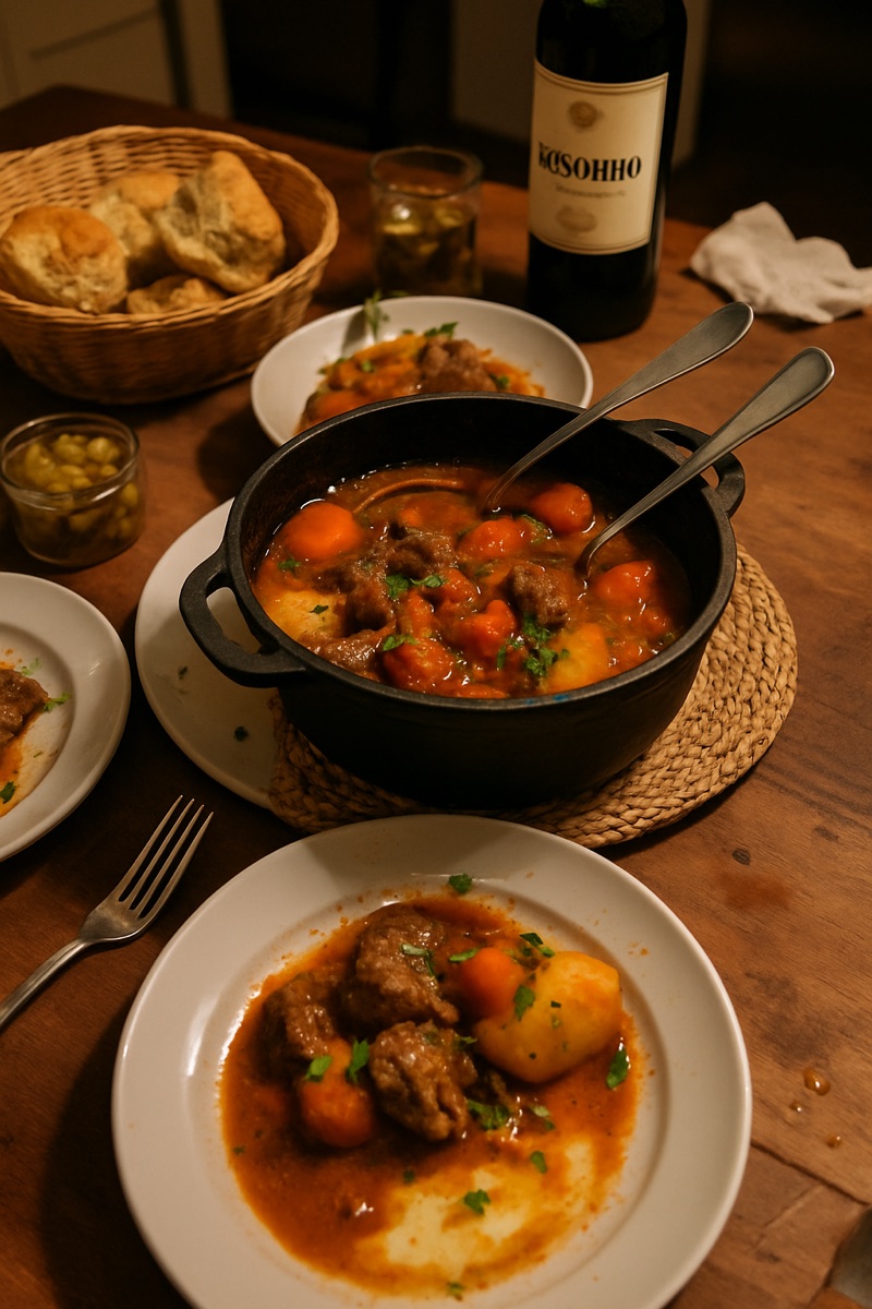 Sesotho potjiekos, a traditional dish from Lesotho