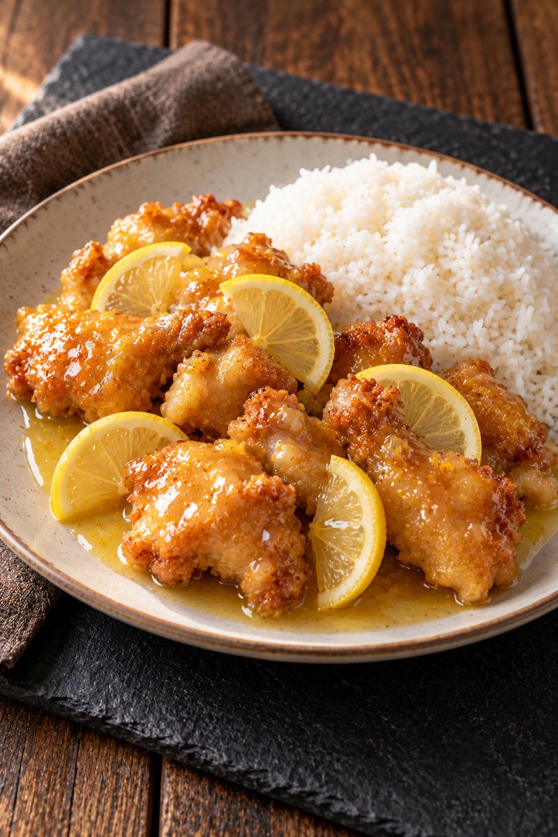 Lemon chicken, a traditional dish from Nauru
