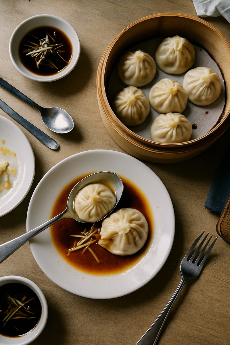 Xiao long bao, a traditional dish from Taiwan